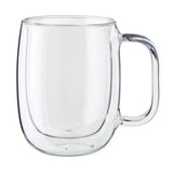 ZWILLING Sorrento Plus 8-pc Double-Wall Glass Coffee Mug Set