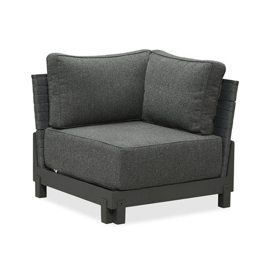 PURPLE LEAF Caesar Grey Patio Conversation Set Modular Sectional Sofa Components